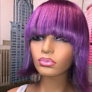 Lace front wig